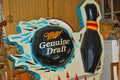 Miller Genuine Draft Bowling Sign