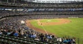 Miller Park, Milwaukee Brewers, Baseball Outfield Royalty Free Stock Photo