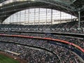 Miller Park in Milwaukee Wisconsin home of the Milwaukee Brewers Royalty Free Stock Photo