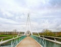 Miller`s bridge cycle and pedestrian bridge over the River Exe i