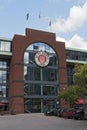 The Millerntor Stadium of FC St. Pauli in Hamburgs St. Pauli district Royalty Free Stock Photo