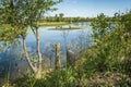 Scenery on the Des Milles Iles River Royalty Free Stock Photo