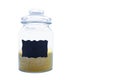 Millet in a glass jar Royalty Free Stock Photo