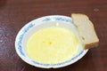 Millet porridge with bread