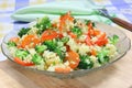 Millet with vegetable