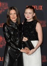 Millie Bobby Brown & Sadie Sink Royalty Free Stock Photo