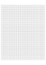 Millimeter grid on A4 size page. Divided by 1, 5 and 10 mm lines. Sheet of engineering graph paper. Vector illustration