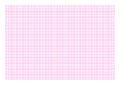 Millimeter pink paper A5 format vector illustration on white background