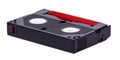 8 millimeter video tape on white background. Royalty Free Stock Photo