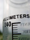 millimeters of rain Royalty Free Stock Photo