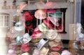 Milliner's window Royalty Free Stock Photo