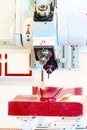 Milling CNC machine tool with replaceable end Royalty Free Stock Photo