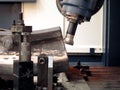 Milling machine lathe Royalty Free Stock Photo