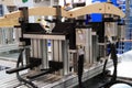 Milling machine produces furniture parts.