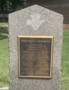 Millington Tennessee Sportsman Club Memorial and Plaque