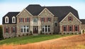 Million Dollar Home in Affluent Virginia Suburb Royalty Free Stock Photo