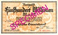 500 million german mark bank note 1923 obverse