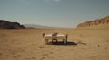 A Million Shadows: Raw And Emotional Table Setting In Desertic Landscape