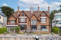 Millionaires luxury homes on the waterside at Sandbanks, Poole, Dorset, UK