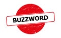 Buzzword stamp on white