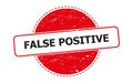 False positive stamp on white