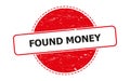 Fund money stamp on white Royalty Free Stock Photo