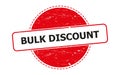 Bulk discount stamp on white Royalty Free Stock Photo