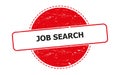 job search stamp on white Royalty Free Stock Photo