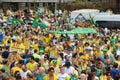 Millions of Brazilians call for the impeachment of Dilma Rousseff Royalty Free Stock Photo