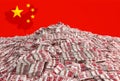 Millions of Yuan - Pile of chinese Money
