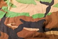 Millitary jacket close-up