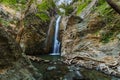 Millomeris Waterfalls in Cyprus Royalty Free Stock Photo