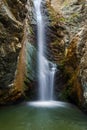Millomeris Waterfalls in Cyprus Royalty Free Stock Photo