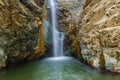 Millomeris Waterfalls in Cyprus Royalty Free Stock Photo