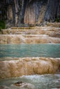 The stunning natural turquoise Millpu Lagoons. Ayacucho, Peru Royalty Free Stock Photo