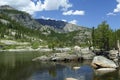 Mills Lake in Colorado Rocky Mountains Royalty Free Stock Photo