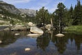 Mills Lake in Rocky Mountain National Park Royalty Free Stock Photo