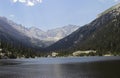 Mills Lake in Rocky Mountain National Park Royalty Free Stock Photo