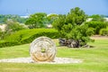 The millstone, olive oil press Royalty Free Stock Photo