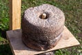 Millstones for grinding wheat into flour, mill traditional production