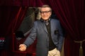 Milos Forman in Grevin museum of the wax figures in Prague.