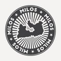 Milos round logo.