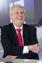 Milos Zeman Royalty Free Stock Photo