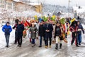 Gody Zywieckie 2023 - traditional winter parade of \'Dziady\', folk custom in Zywiec region.