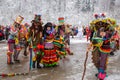 Gody Zywieckie - traditional winter parade of \'Dziady\', folk custom in Zywiec region