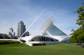 The Milwaukee Art Museum, which overlooks Lake Michigan in Wisconsin. Also known as the the Calatrava.