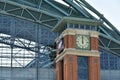 Milwaukee Brewers Miller Park Clock Tower at Noon Royalty Free Stock Photo