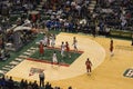 Milwaukee Bucks NBA Basketball Bradley Center Royalty Free Stock Photo