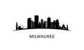 Milwaukee city skyline. Royalty Free Stock Photo