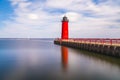 Milwaukee lighthouse on sunny day Royalty Free Stock Photo